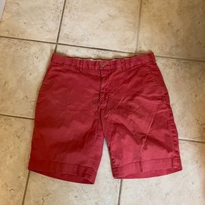 Men’s red Polo shorts, size 34